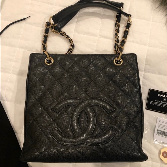 CHANEL Handbags - PST Chanel tote black handbag